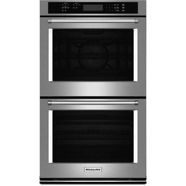 KitchenAid 30-inch, 10 cu. ft. Built-in Double Wall Oven with Convection KODE300ESS