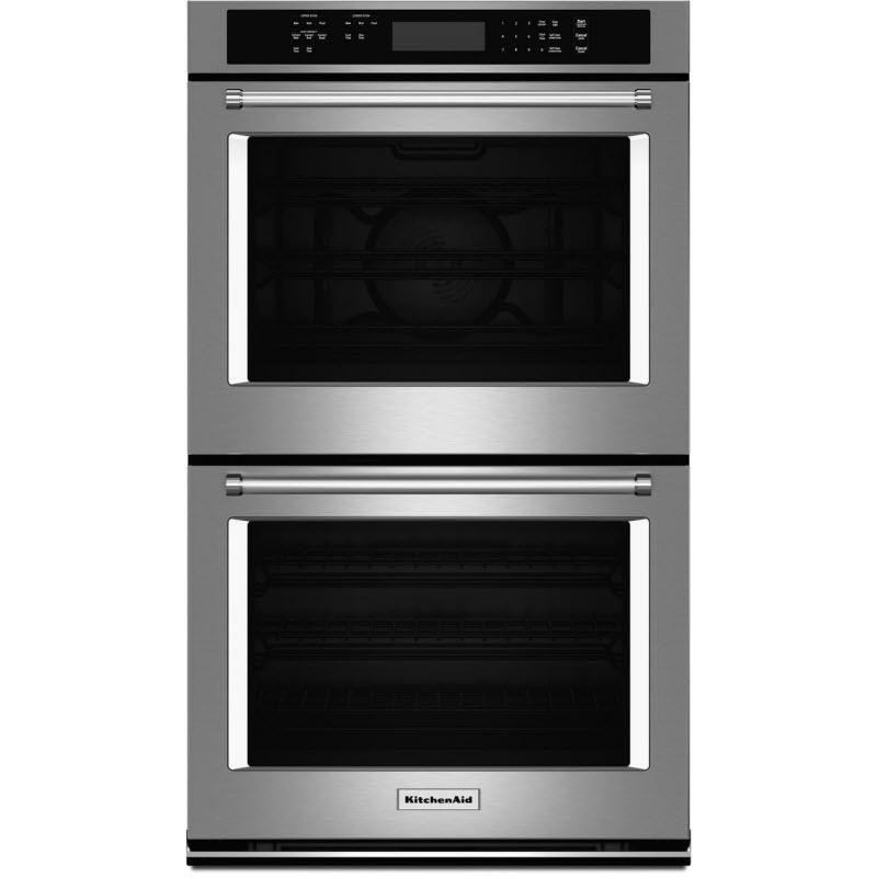 KitchenAid 30-inch, 10 cu. ft. Built-in Double Wall Oven with Convection KODE300ESS