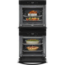 Whirlpool 24-inch, 5.8 cu. ft.  Double Wall Oven with True Convection Technology WOD52ES4MBWOD52ES4MB