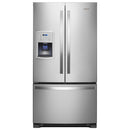 Whirlpool 36-inch, 19.7 cu. ft. Counter-Depth French 3-Door Refrigerator WRF550CDHZ