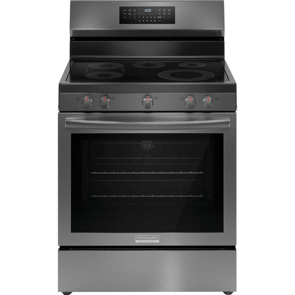 Frigidaire Gallery 30-inch Freestanding Electric Range with EvenTemp™ Technology GCRE3060BD IMAGE 1