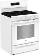 Whirlpool 30-inch Gas Range with Air Cooking Technology, No Preheat Air Fry and Air Baking and Self Clean (White) (WFGS5030RW)