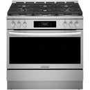 Frigidaire Gallery 36-inch Dual Fuel Range with Air Fry GCFD3661AF IMAGE 1