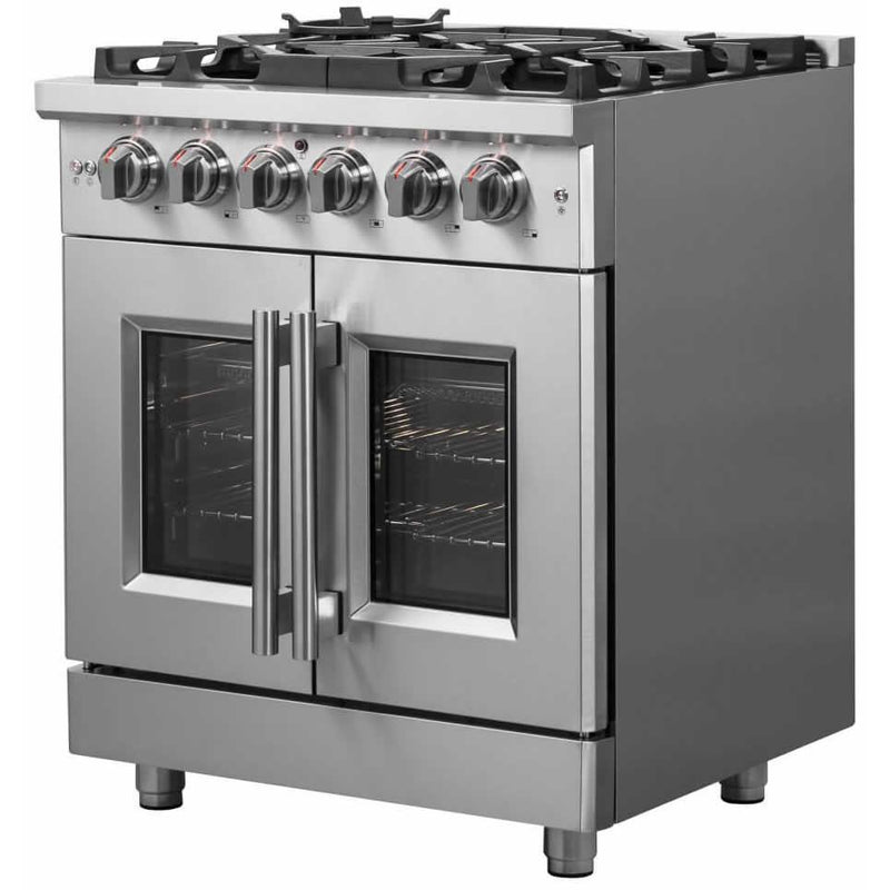 Forno 30-inch Freestanding Electric Dual Fuel Raneg FFSGS6325-30 IMAGE 3