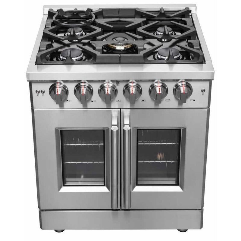 Forno 30-inch Freestanding Electric Dual Fuel Raneg FFSGS6325-30 IMAGE 7