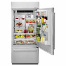 KitchenAid 36-inch, 20.9 cu.ft. Built-in Bottom Freezer Refrigerator with Internal Ice Maker KBBR306ESS