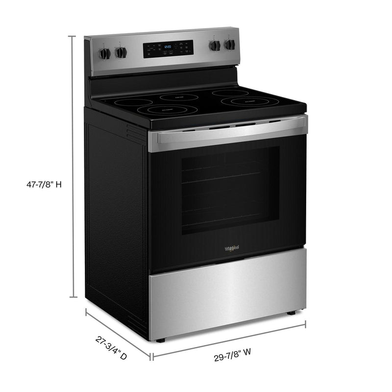 Whirlpool 30-inch Freestanding Electric Range WFES3330RZ IMAGE 10