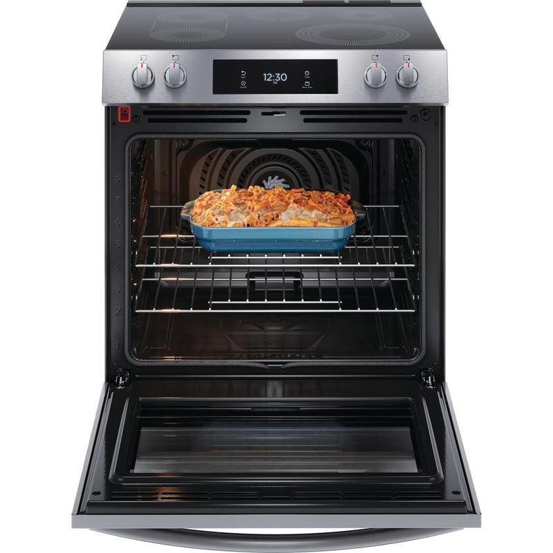 Frigidaire Gallery 30-inch Electric Range with Convection Technology GCFE3060BF (GCFE3060BF)
