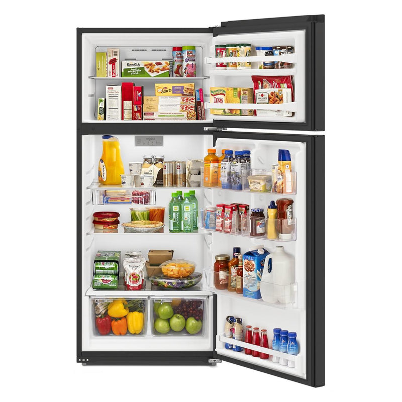 Whirlpool 28-inch Freestanding Top Freezer Refrigerator WRTX5328PB IMAGE 2