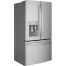 GE Profile 36-inch, 22.2 cu.ft. Counter-Depth French 3-Door Refrigerator with Keurig® K-Cup® Brewing System PYE22PSKSSPYE22PSKSS