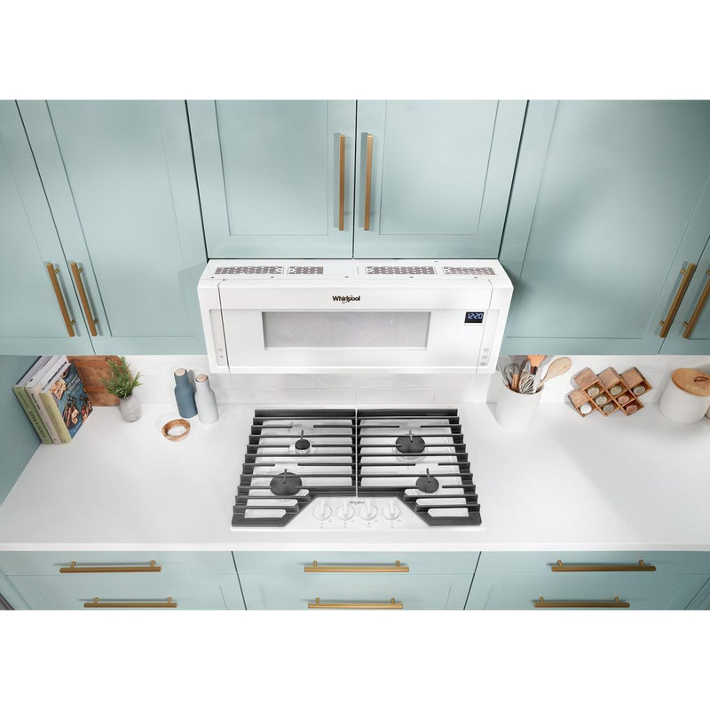 Whirlpool 30-inch Built-in Gas Cooktop with EZ-2-Lift™ Hinged Cast-Iron Grates WCGK5030PW IMAGE 9