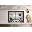  Whirlpool 30-inch Built-in Gas Cooktop with SpeedHeat™ Burner WCGK3030PS IMAGE 9