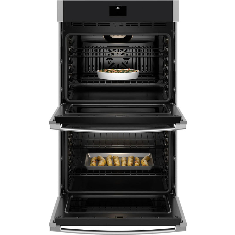 GE 30-inch, 10.0 cu. ft. Built-in Double Wall Oven with True European Convection Technology JTD5000SVSS IMAGE 2