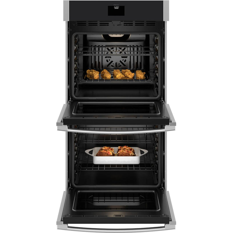 GE 27-inch Built-in Double Wall Oven with True European Convection Technology JKD5000SVSS IMAGE 2
