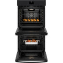 GE 27-inch Built-in Double Wall Oven with True European Convection Technology JKD5000DVBB IMAGE 2
