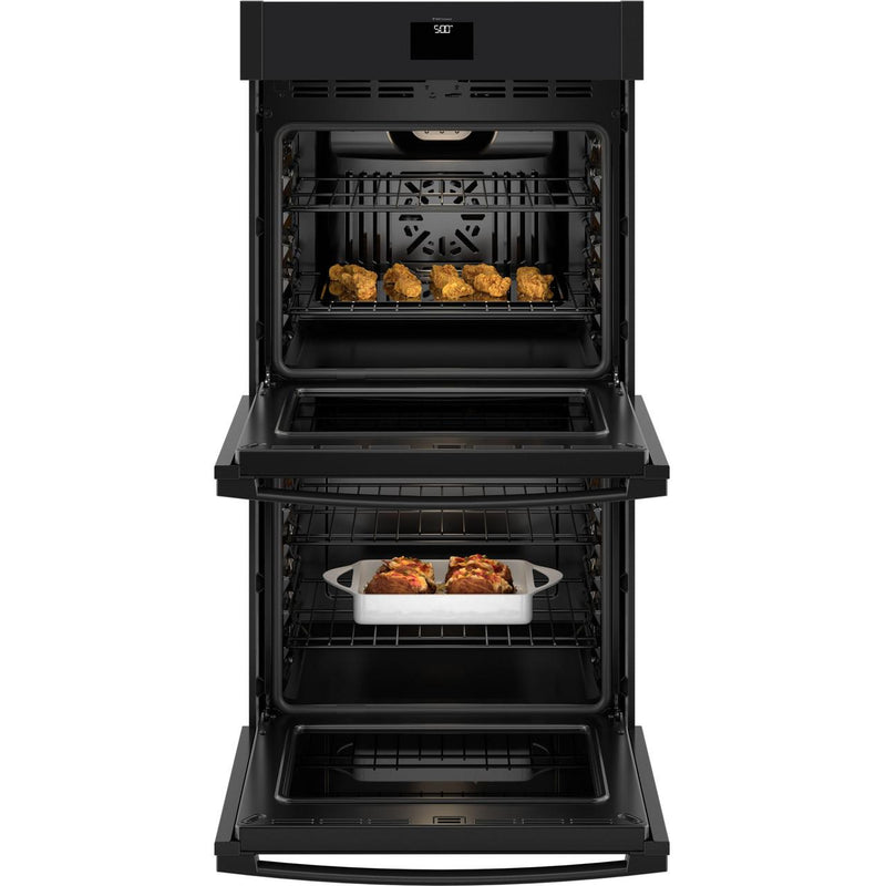 GE 27-inch Built-in Double Wall Oven with True European Convection Technology JKD5000DVBB IMAGE 2