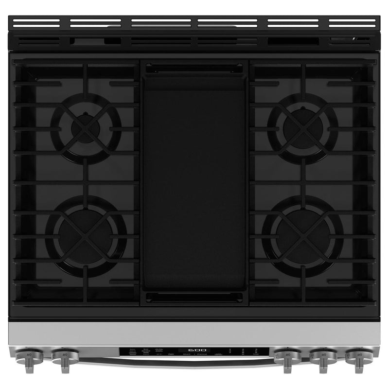GE 30-inch Slide-in Gas Range with Convection Technology GGS60LAVFS IMAGE 4