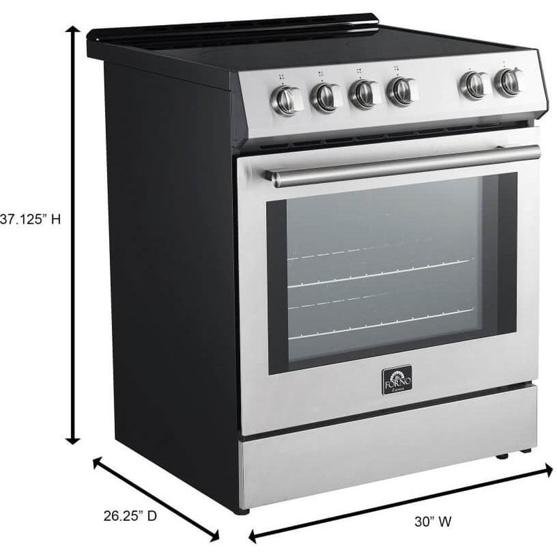 Forno 30-inch, 5 cu.ft Leonardo Espresso Electric Range FFSEL6012-30 IMAGE 11