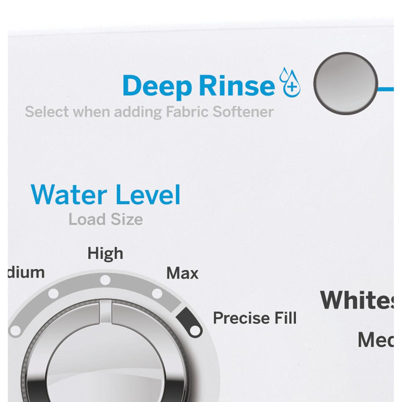 GE 4.0 cu. ft. Top Loading Washer with Stainless Steel Basket GTW325ASWWW