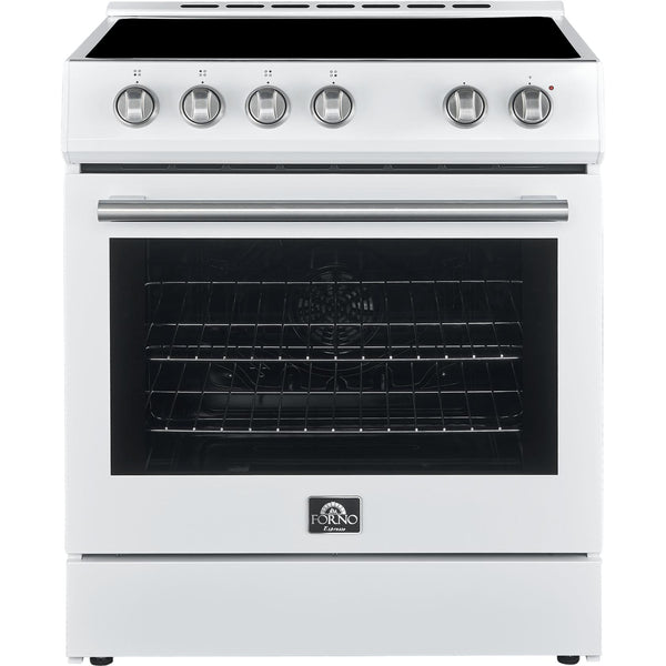 Forno 30-inch, 5 cu.ft Leonardo Espresso Electric Range FFSEL6012-30WHT IMAGE 1