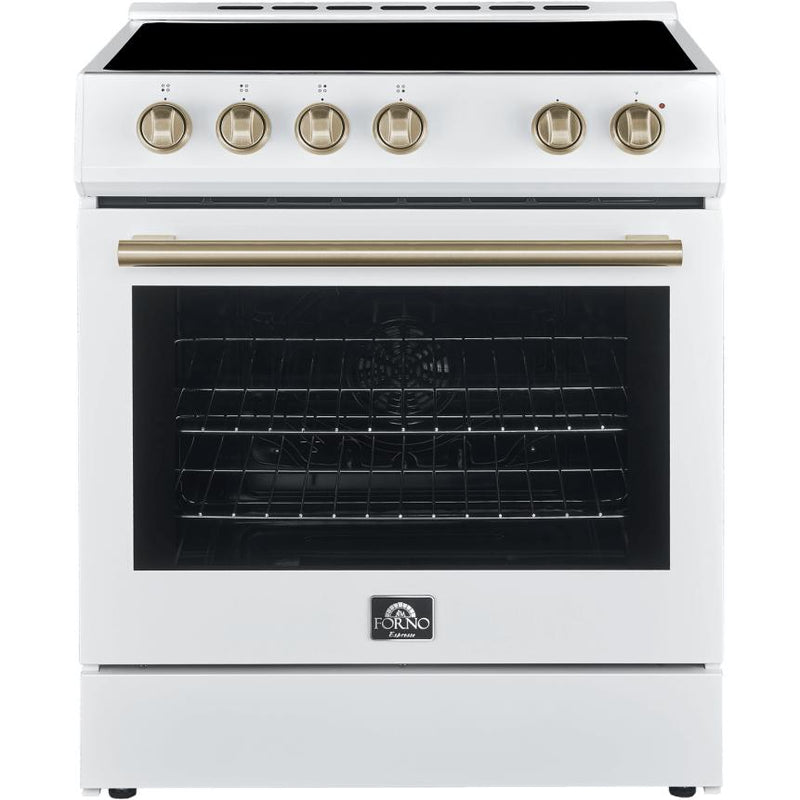 Forno 30-inch, 5 cu.ft Leonardo Espresso Electric Range FFSEL6012-30WHT IMAGE 2