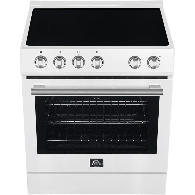 Forno 30-inch, 5 cu.ft Leonardo Espresso Electric Range FFSEL6012-30WHT IMAGE 3