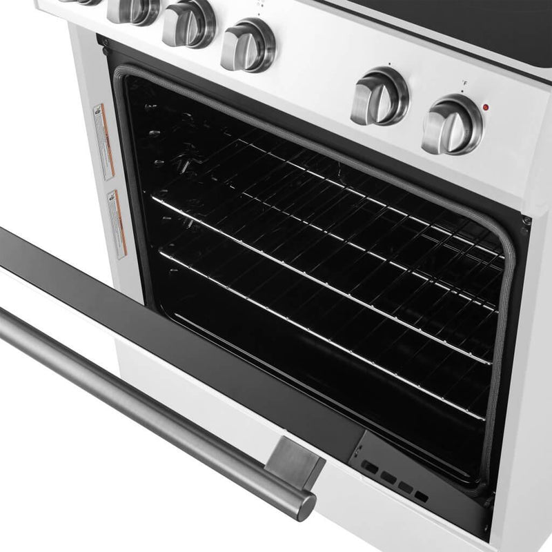 Forno 30-inch, 5 cu.ft Leonardo Espresso Electric Range FFSEL6012-30WHT IMAGE 6