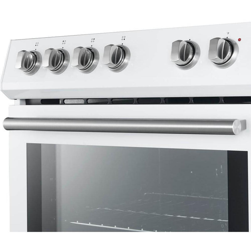 Forno 30-inch, 5 cu.ft Leonardo Espresso Electric Range FFSEL6012-30WHT IMAGE 8