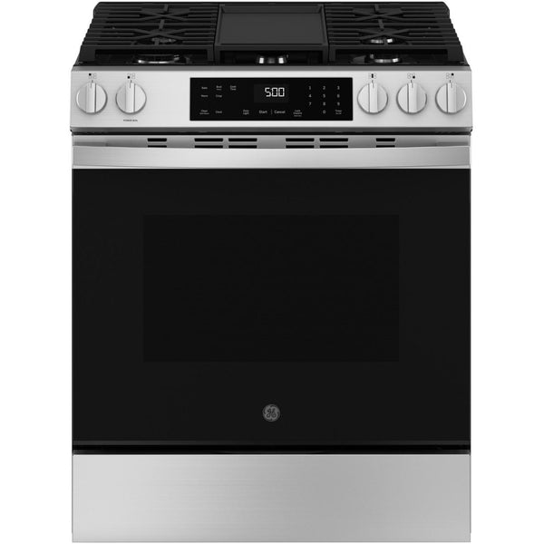 GE 30-inch Slide-in Gas Range with Griddle GGS500PVSS IMAGE 1