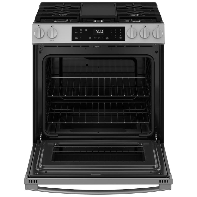 GE 30-inch Slide-in Gas Range with Griddle GGS500PVSS IMAGE 3