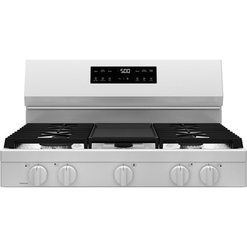 GE 30-inch Freestanding Gas Range with Center Oval Burner GGF500PVWW IMAGE 8