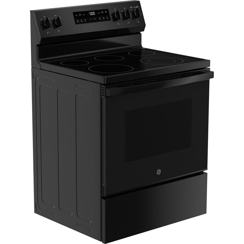 GE 30-inch Freestanding Electric Range GRF500PVBB IMAGE 10