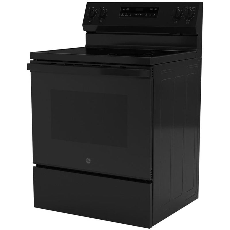 GE 30-inch Freestanding Electric Range with Steam Clean GRF400SVBB IMAGE 12