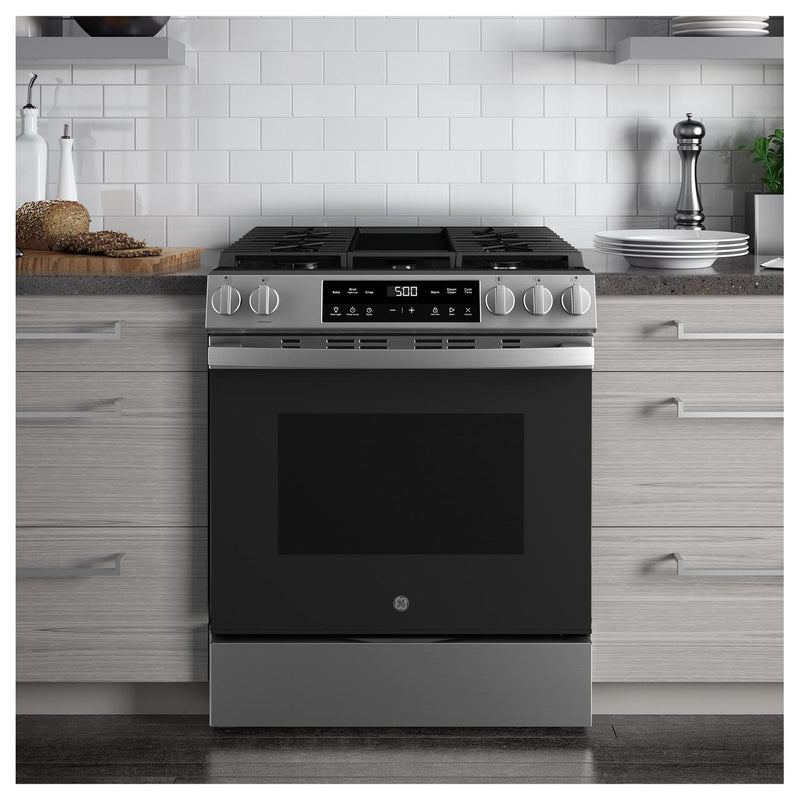 GE 30-inch Slide-in Gas Range with Griddle GGS500SVSS IMAGE 8