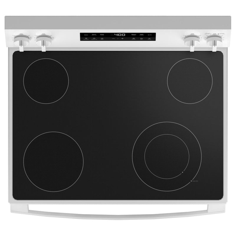 GE 30-inch Freestanding Electric Range with SmartHQ™ GRF400PVWW IMAGE 4