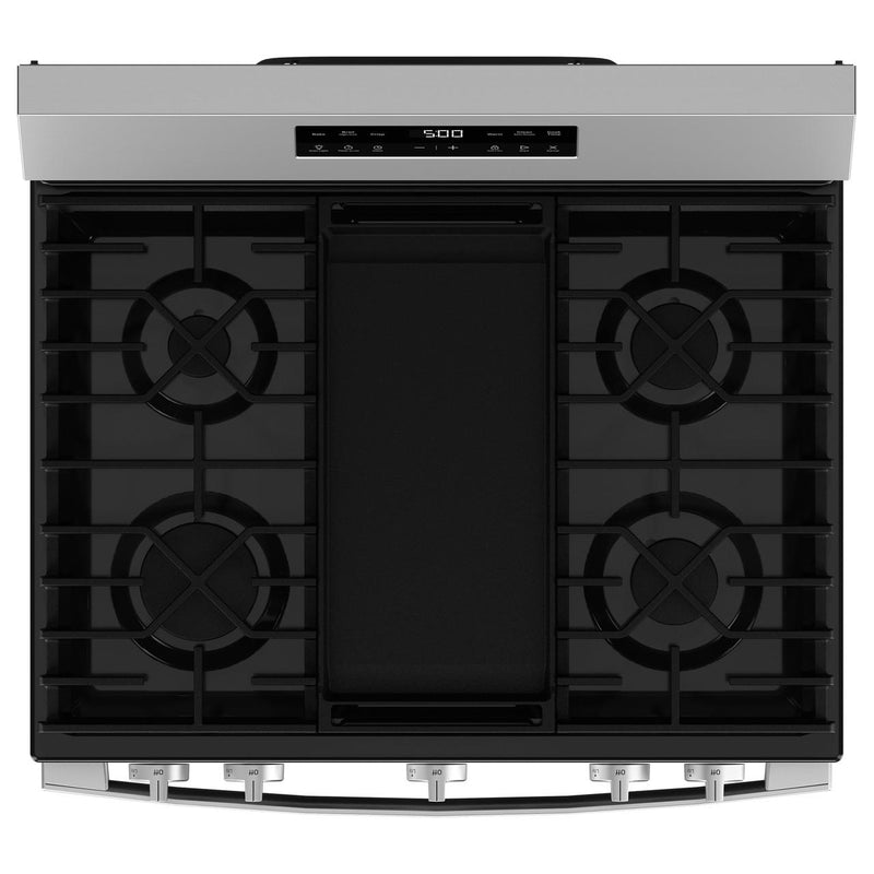 GE 30-inch Freestanding Gas Range with Center Oval Burner GGF500PVSS IMAGE 4