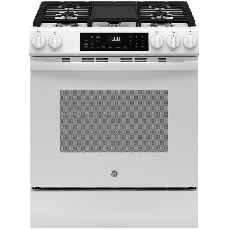 GE 30-inch Slide-in Gas Range with WiFi GGS600AVWW IMAGE 1