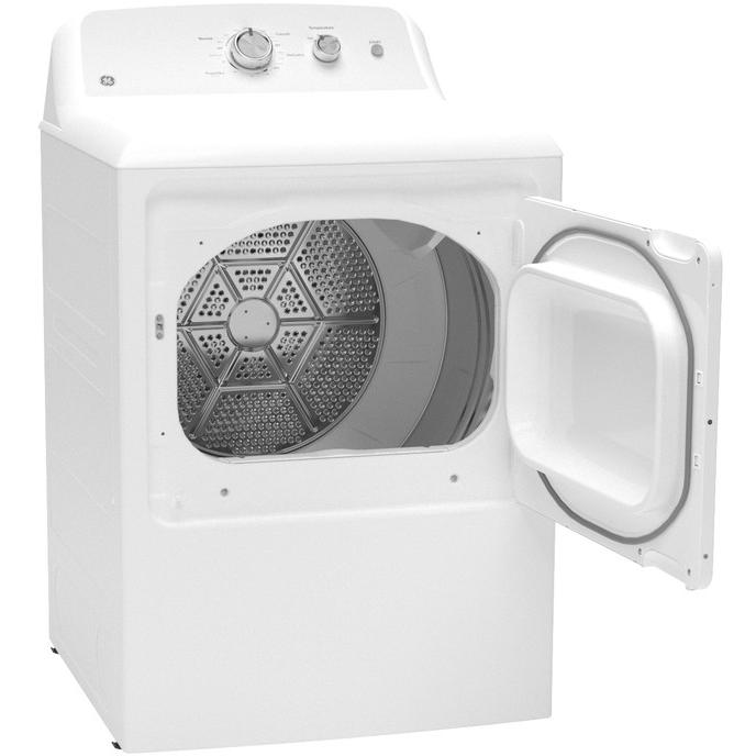 GE 6.2 cu. ft. Electric Dryer with Reversible Door GTX38EASWWS IMAGE 12
