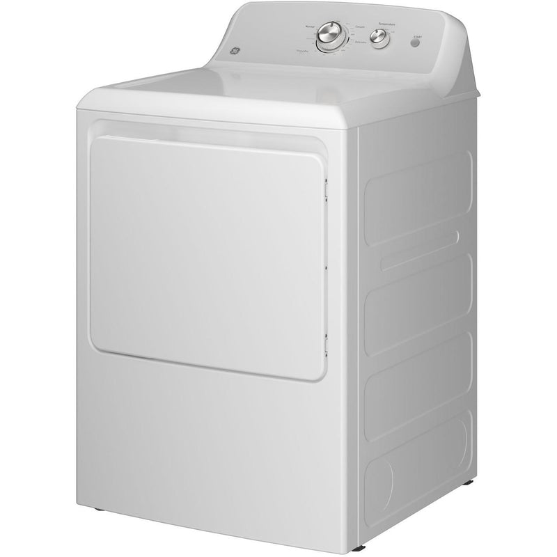 GE 6.2 cu. ft. Electric Dryer with Reversible Door GTX38EASWWS IMAGE 6