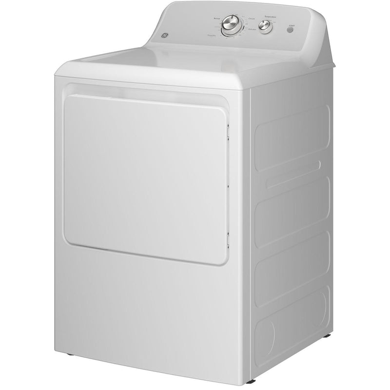GE 7.2 cu. ft. Electric Dryer with Reversible Door GTD38EASWWS IMAGE 4