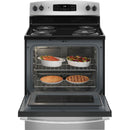 GE 30-inch Free-Standing Electric Range JB256RTSS