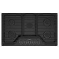 Whirlpool 36-inch Built-in Gas Cooktop with EZ-2-Lift™ Hinged Cast-Iron Grates WCGK5036PV IMAGE 1
