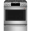 Caf? 30-inch Slide-in Gas Range with Convection Technology CGS700P2MS1CGS700P2MS1