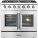 Forno 36-inch Freestanding Gas Range with Convection Technology FFSGS6444-36FFSGS644436