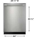Frigidaire Professional Built-in Dishwasher PDSH4816BFPDSH4816BF