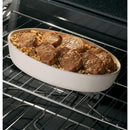 GE 30-inch Freestanding Electric Range with Self-Clean Oven JB258DM (White) (JB258DMWW)