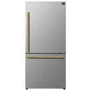Forno 31-inch 17.2 cu.ft Freestanding Bottom Freezer Refrigerator FFFFD1785-31S