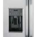 GE 33-inch, 23 cu. ft. Side-By-Side Refrigerator with Water and Ice Dispensing System GSS23GYPFS