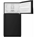 Whirlpool 33-inch, 21.3 cu. ft. Freestanding Top Freezer Refrigerator with Flexi-Slide™ Bin WRT541SZDB (Black)WRT541SZDB