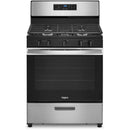 Whirlpool 30-inch Freestanding Gas Range with Frozen Bake™ Technology WFG505M0MS (Stainless Steel)WFG505M0MS